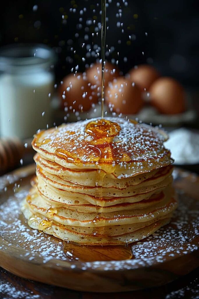 une pile de pancakes